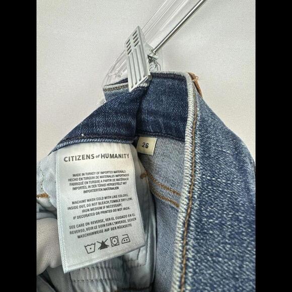 Citizens of Humanity Skyla Mid Rise Cigarette Jeans Blue Size 26 W, 29 L - Picture 7 of 8